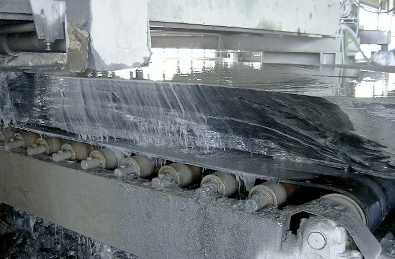 Cutting of the blocks